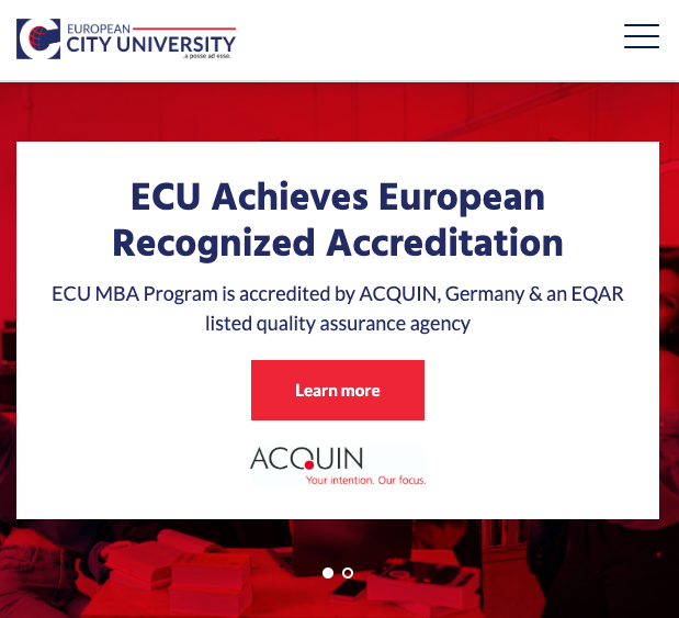 荣幸获聘为 European City University (ECU) 课程顾问｜协助亚洲在职人士完成高等学位